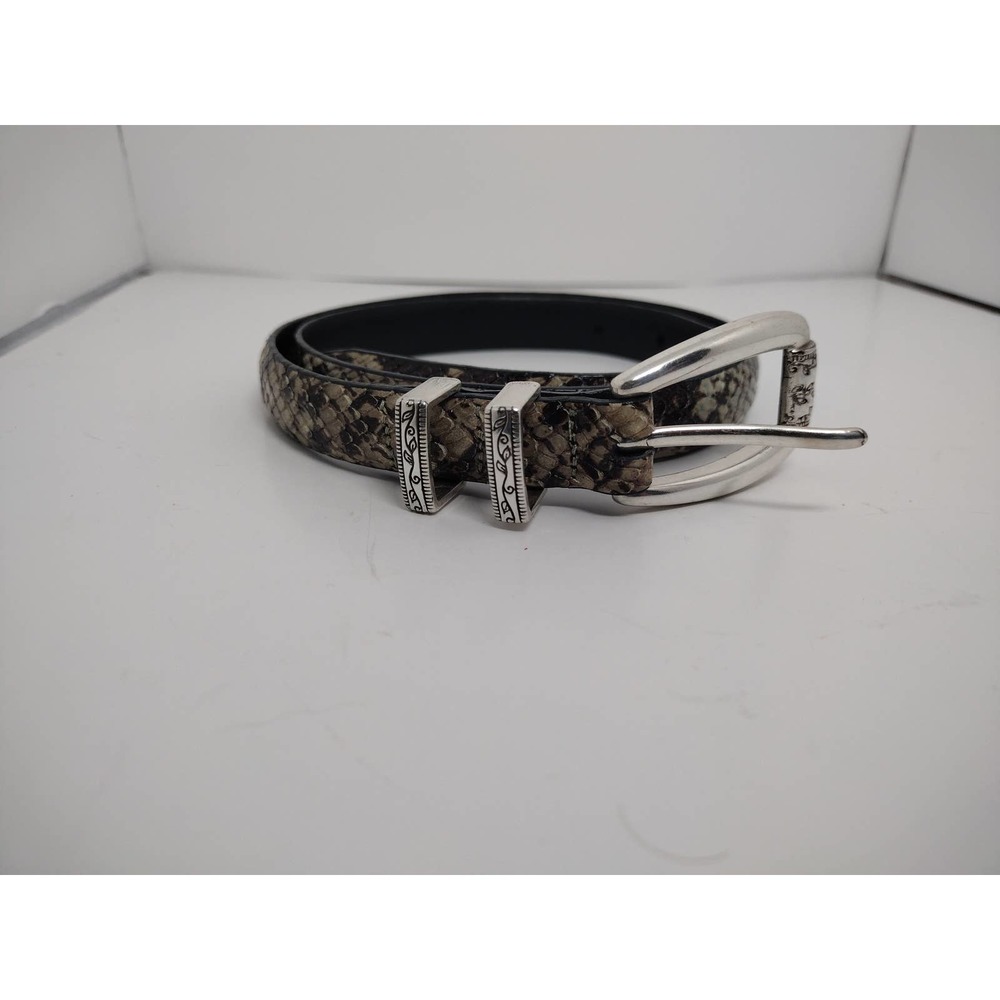 LIKE NEW** Snake skin skinny Brighton Belt.